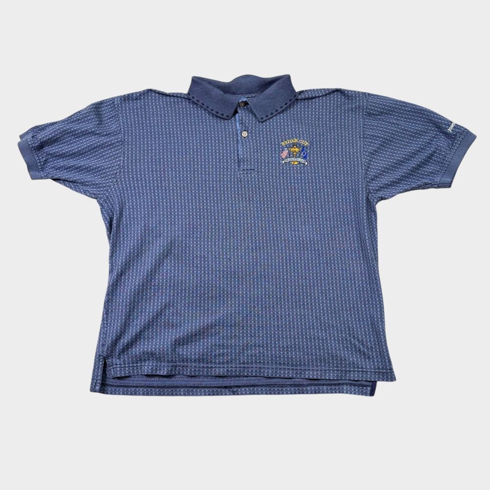 Vtg 1999 Ryder Cup Polo Shirt Johnnie Walker The Country Club Brookline Men M